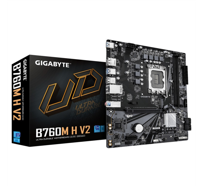 GIGABYTE Материнська плата Gigabyte B760M H V2 Socket 1700