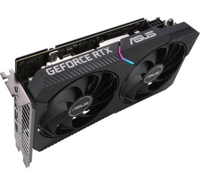 ASUS Відеокарта GF RTX 3060 12GB GDDR6 Dual OC V2 Asus (DUAL-RTX3060-O12G-V2) (LHR)