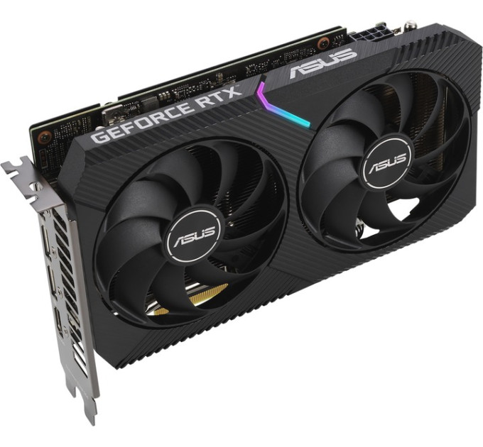 ASUS Відеокарта GF RTX 3060 12GB GDDR6 Dual OC V2 Asus (DUAL-RTX3060-O12G-V2) (LHR)