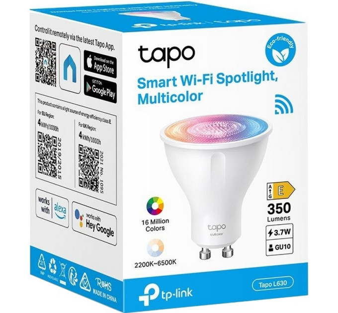Розумна багатокольорова Wi-Fi лампа TP-Link Tapo L630