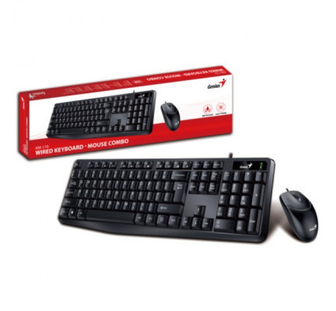 Комплект Genius KM-170 Black Ukr (31330006409)