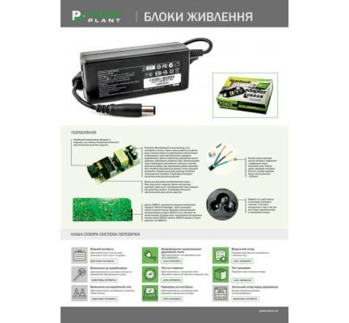 PowerPlant Блок живлення до ноутбуку PowerPlant ACER 220V, 19V 135W 7.1A (5.5*1.7) (AC135F5517)