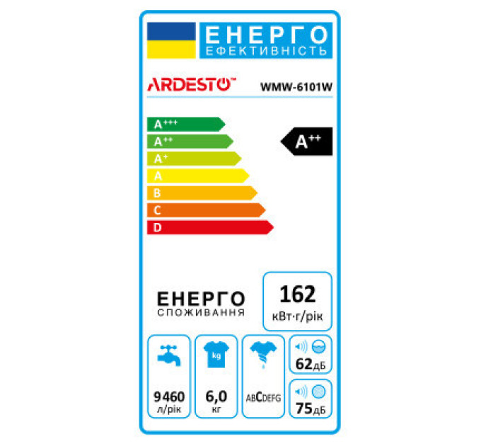 Ardesto Пральна машина Ardesto WMW-6101W