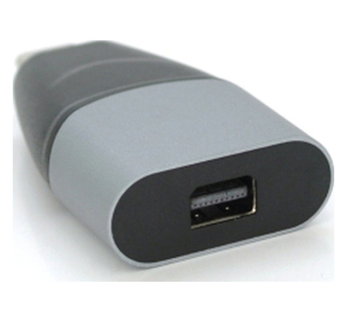 Voltronic Перехідник USB-C M to miniDisplayPort F black-gray Voltronic (YT-A-Type-C(M)/MiniDP(F)/27023)