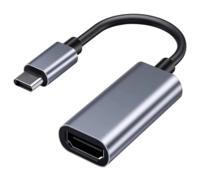Dynamode Перехідник USB-C to HDMI F USB 3.0 4K60Hz dark gray Dynamode (DM-AD-USB-C-HDMI)