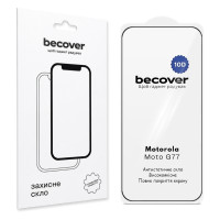 Скло захисне BeCover 10D Motorola Moto G77 Black (715714)