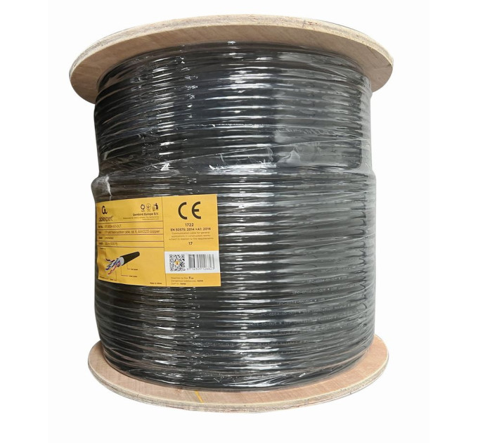 Cablexpert Кабель,звита пара,Cablexpert UPC-6004-SO-OUT, CAT6, одножильна, мідь (AWG23), неекранована, 305 м