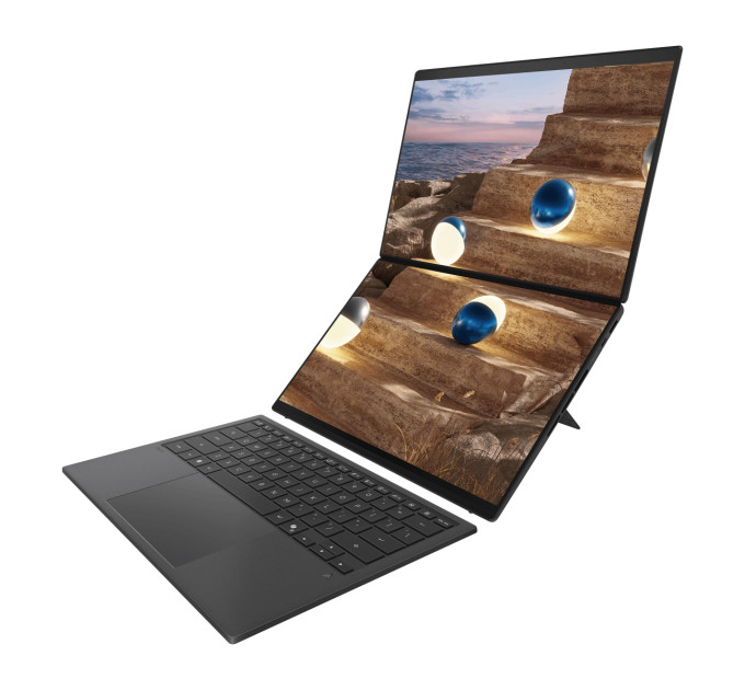 Ноутбук ASUS Zenbook Duo UX8407AA-SN604W 14" 3K Touch OLED, Intel Ultra X9 378H, 32GB, F2TB, UMA, Win11P, Сірий