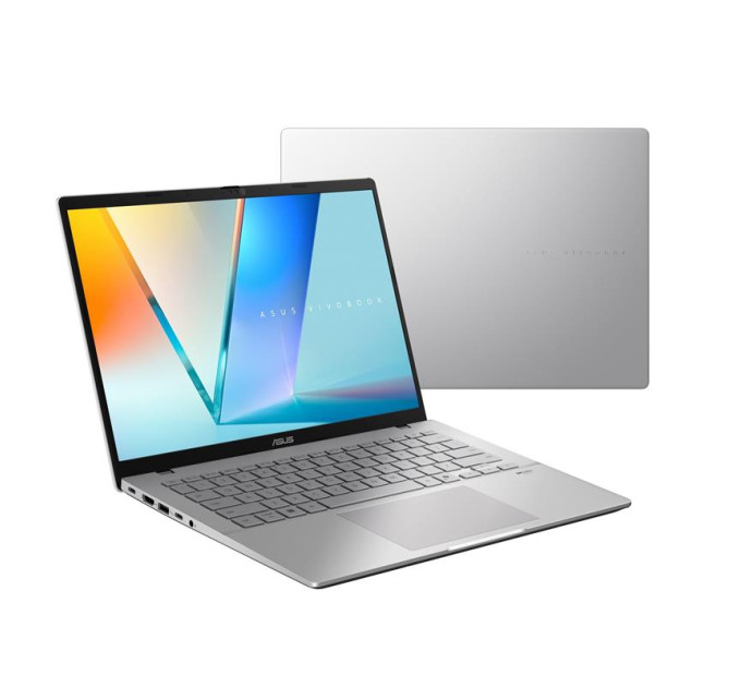 ASUS Ноутбук ASUS Vivobook S14 S3407VA-LY102 14" WUXGA IPS, Intel 7 240H, 16GB, F512GB, UMA, NoOS, Сріблястий