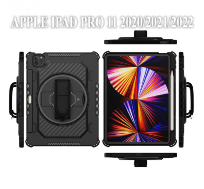 Чохол до планшета BeCover Mecha Apple iPad Pro 11 2020/2021/2022 Black (709934)