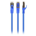 Cablexpert Патч корд Cablexpert PP6A-LSZHCU-B-0.5M, S/STP, литий, 50u" штекер із фіксатором, 0.5 м, синій