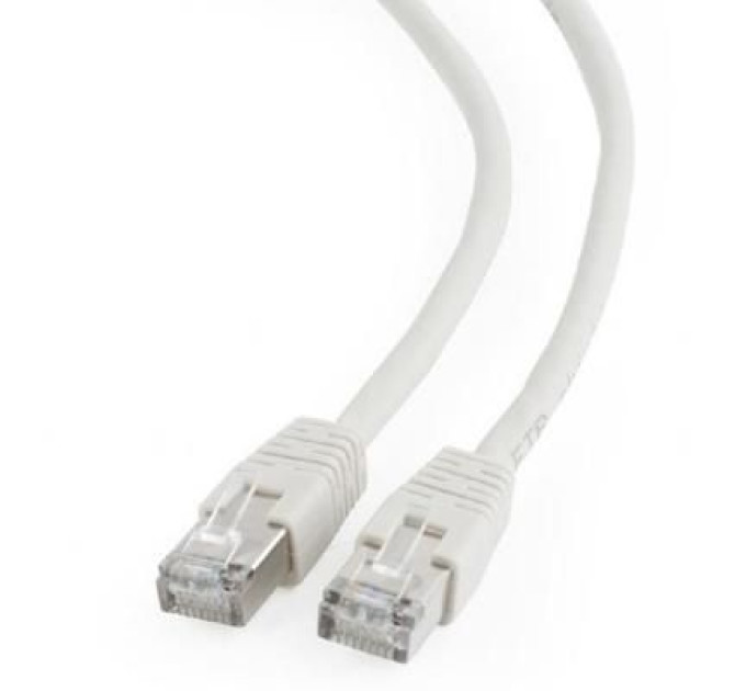 Cablexpert Патч корд Cablexpert PP6-0.5M, FTP, категорія. 6, литий,  50u" штекер із фіксатором, 0.5 м, сірий