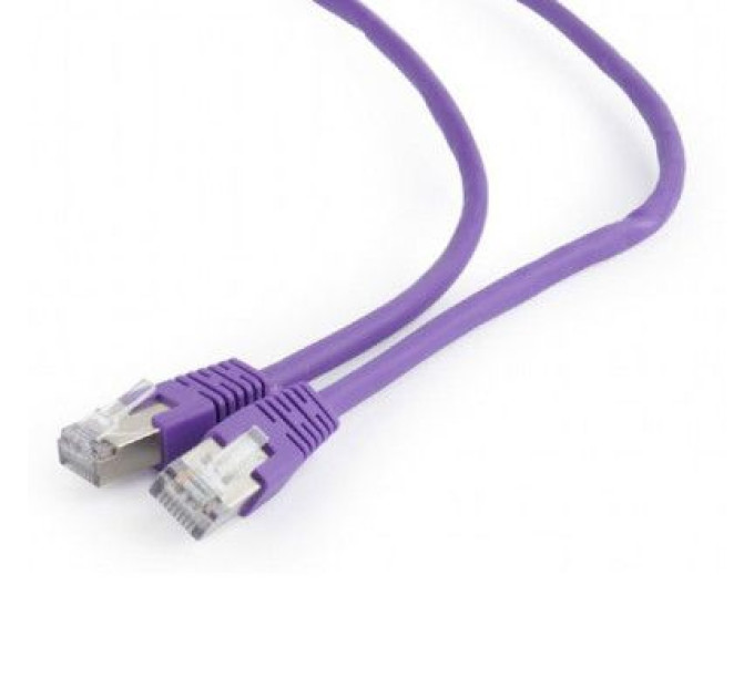 Cablexpert Патч корд Cablexpert PP6-3M/V, FTP, категорія. 6, литий,  50u" штекер із фіксатором, 3 м, фіолетовий