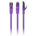 Cablexpert Патч корд Cablexpert PP6A-LSZHCU-V-2M, S/STP, литий, 50u" штекер із фіксатором, 2,0 м, пурпуровий