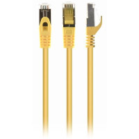 Патч корд Cablexpert PP6A-LSZHCU-Y-2M, S/STP, литий, 50u" штекер із фіксатором, 2.0 м, жовтий