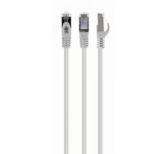 Cablexpert Патч корд Cablexpert PP6A-LSZHCU-W-10M, S/STP, литий, 50u" штекер із фіксатором, 10 м, білий