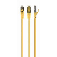 Патч корд Cablexpert PP6A-LSZHCU-Y-10M, S/STP, литий, 50u" штекер із фіксатором, 10 м, жовтий