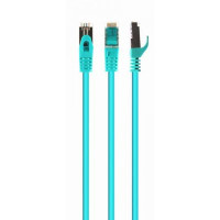 Патч корд Cablexpert PP6A-LSZHCU-G-10M, S/STP, литий, 50u" штекер із фіксатором, 10 м, зелений