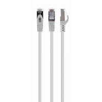 Патч корд Cablexpert PP6A-LSZHCU-W-2M, S/STP, литий, 50u" штекер із фіксатором, 2.0 м, білий