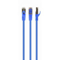 Cablexpert Патч корд Cablexpert PP6A-LSZHCU-B-10M, S/STP, литий, 50u" штекер із фіксатором, 10 м, синій