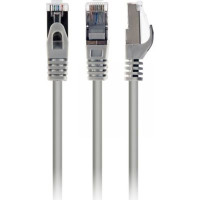 Патч корд Cablexpert PP6A-LSZHCU-2M, S/STP, литий, 50u" штекер із фіксатором, 2.0 м, сірий
