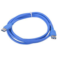 Подовжувач Cablexpert CCP-USB3-AMAF-6, преміум якість USB 3.0 A-тато/A-мама, 1.8 м.