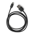 Vinga Дата кабель USB 2.0 AM to Micro 5P PVC 1m black Vinga (VCPDCM1BK)