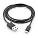 Vinga Дата кабель USB 2.0 AM to Micro 5P PVC 1m black Vinga (VCPDCM1BK)