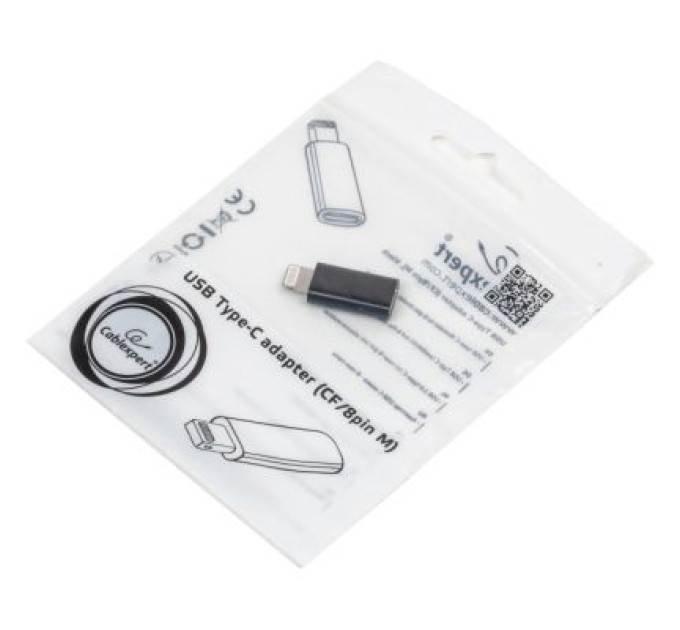 Cablexpert Перехідник TYPE-C на Lightning, A-USB-CF8PM-01