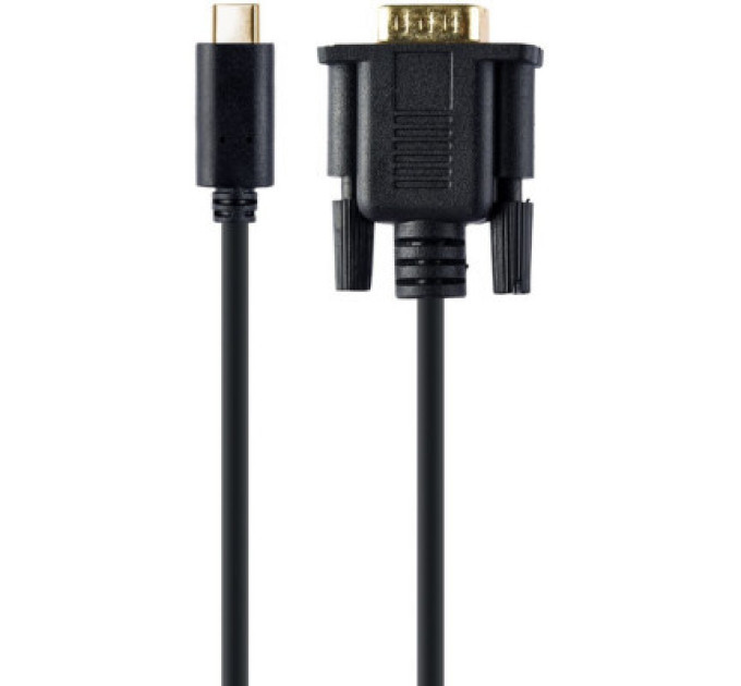 Cablexpert Кабель-перехідник USB Type-C на VGA , Cablexpert A-CM-VGAM-01, 2м