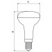Eurolamp Лампочка Eurolamp LED R50 6W E14 3000K 220V (LED-R50-06142(P))
