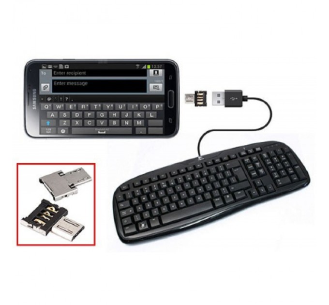 Lapara Перехідник OTG Micro to USB AF Lapara (LA-OTG-microUSB-adaptor)