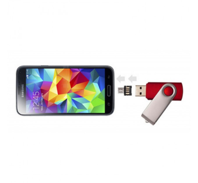 Lapara Перехідник OTG Micro to USB AF Lapara (LA-OTG-microUSB-adaptor)