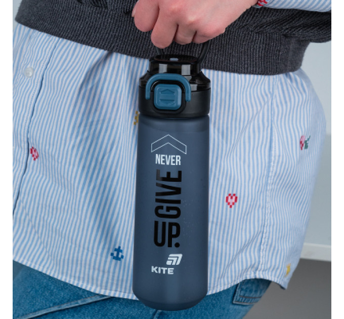Kite Пляшка для води Kite 760 мл, сіра (K25-1214-1)