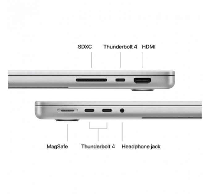 Ноутбук Apple MacBook Pro 14 A2992 M3 Pro Silver (MRX73UA/A)