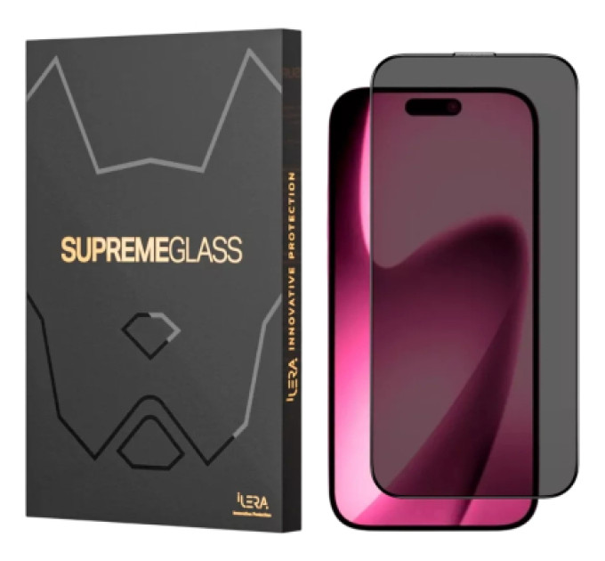 iLera Скло захисне iLera DeLuxe Incognito Glass iPhone 17 Pro (ILINDL17PR)