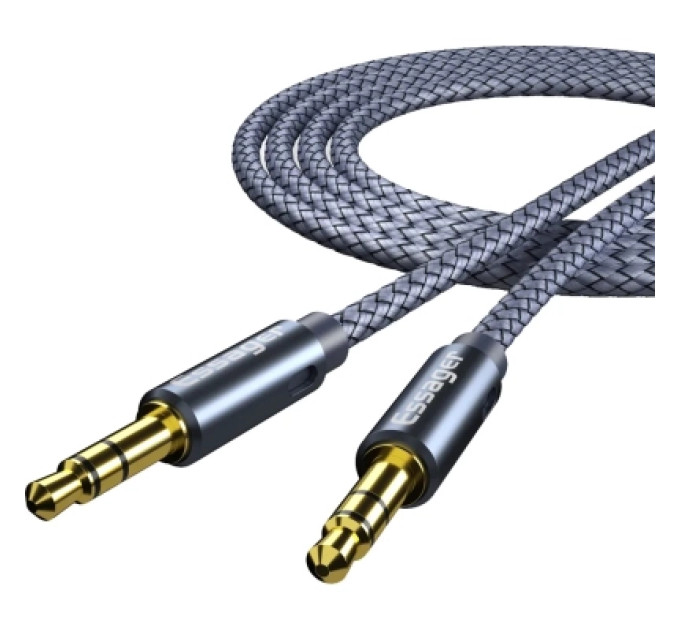 Essager Кабель мультимедійний 3.5mm M to 3.5mm M 3.0m gray Essager (EYP35-DYC0G)