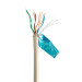 Cablexpert Звита пара, Cablexpert FPC-5004E-L/100, CAT5e, багатожильна, алюміній під міддю (CCA з AWG24), екранована фольгою, 100 м