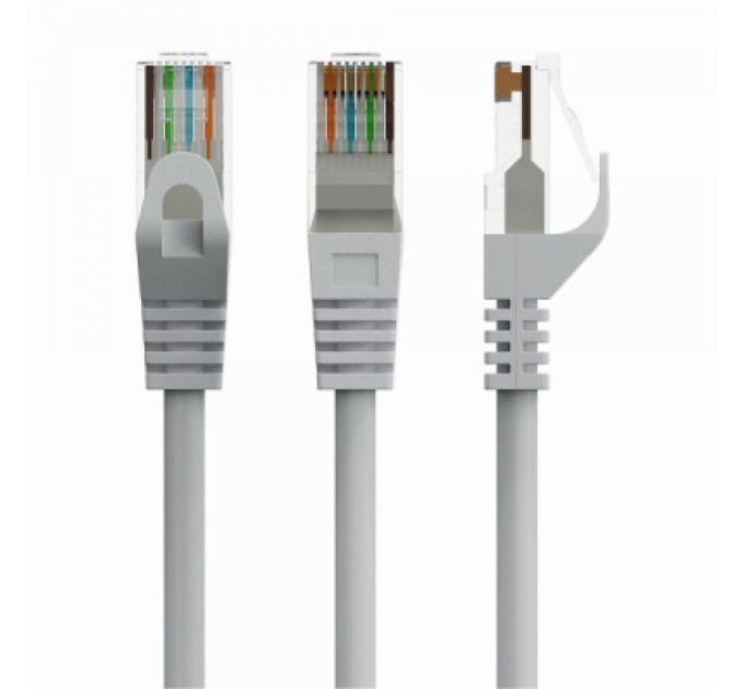 Cablexpert Патч корд Cablexpert PP6U-1.5M, UTP, категорія. 6, литий,  50u" штекер із фіксатором, 1.5 м, сірий