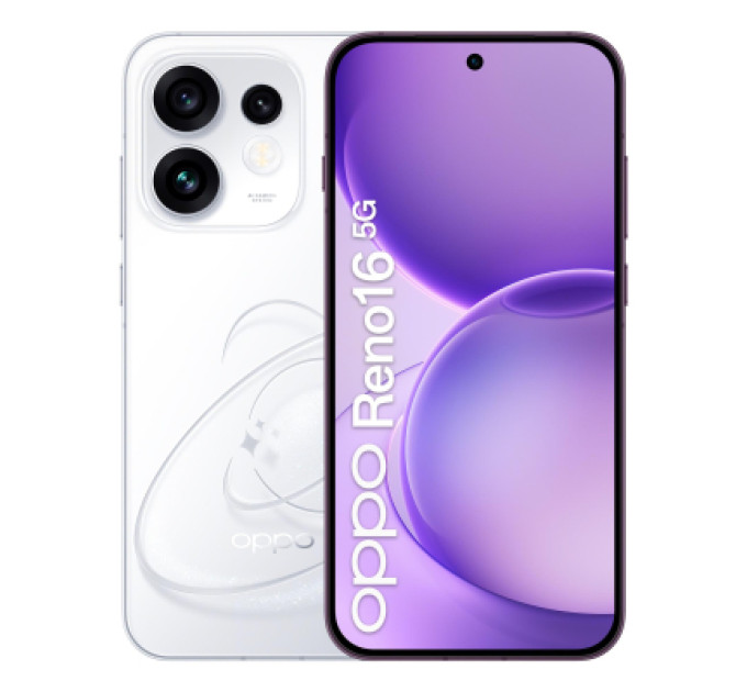 Oppo Мобільний телефон Oppo Reno16 5G 12/256GB Pop White (OFCPH2865_WHITE)