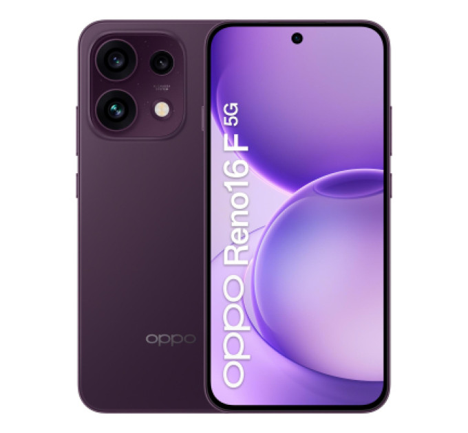 Oppo Мобільний телефон Oppo Reno16 F 5G 12/256GB Twilight Violet (OFCPH2859_VIOLET)