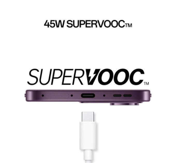 Oppo Мобільний телефон Oppo Reno16 F 5G 8/256GB Twilight Violet (OFCPH2859_VIOLET_8/256)