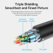 Vention Кабель мультимедійний HDMI M to HDMI F 5.0m V2.0 4K 60Hz PVC Vention (AHCBJ)