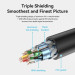 Vention Кабель мультимедійний HDMI M to HDMI F 5.0m V2.0 4K 60Hz PVC Vention (AHCBJ)