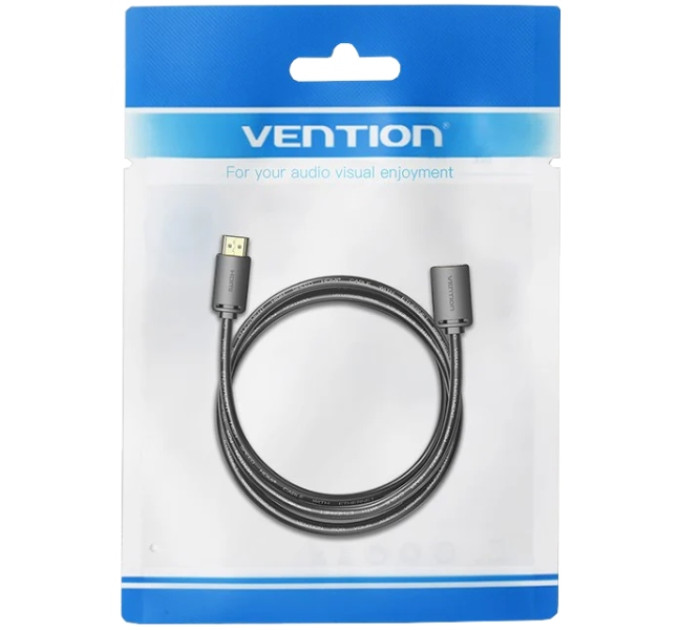 Vention Кабель мультимедійний HDMI M to HDMI F 5.0m V2.0 4K 60Hz PVC Vention (AHCBJ)