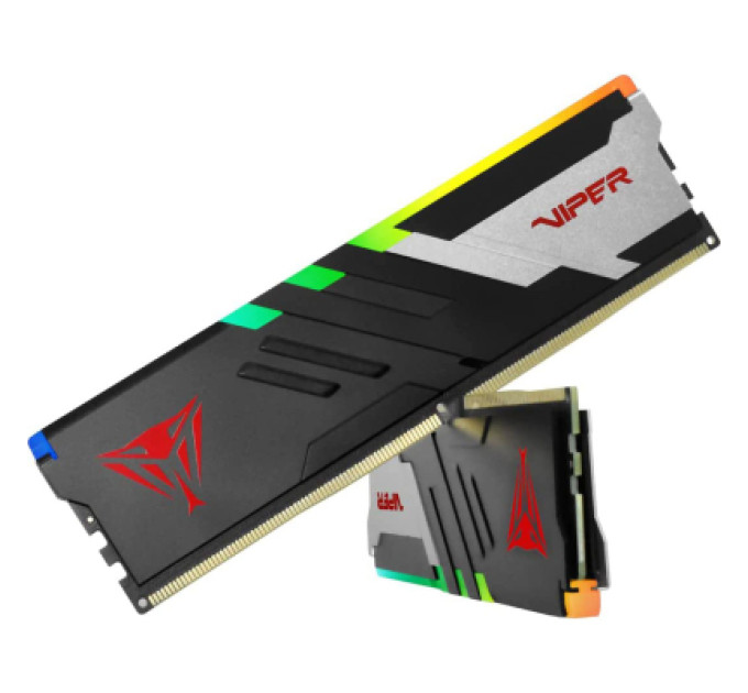 Patriot Модуль пам'яті для комп'ютера DDR5 32GB (2x16GB) 6000 MHz Viper Venom RGB Patriot (PVVR532G600C36K)
