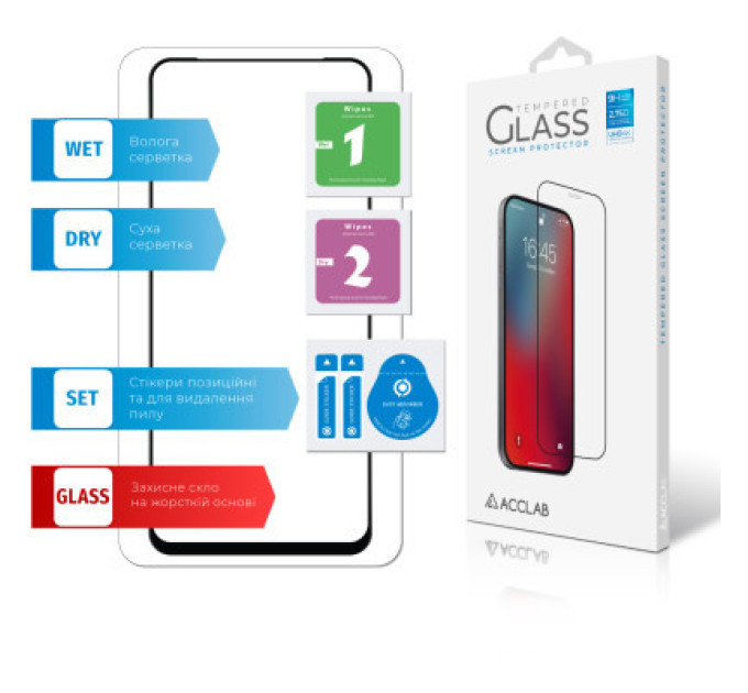 ACCLAB Скло захисне ACCLAB Full Glue Xiaomi Redmi Note 12S (1283126564987)