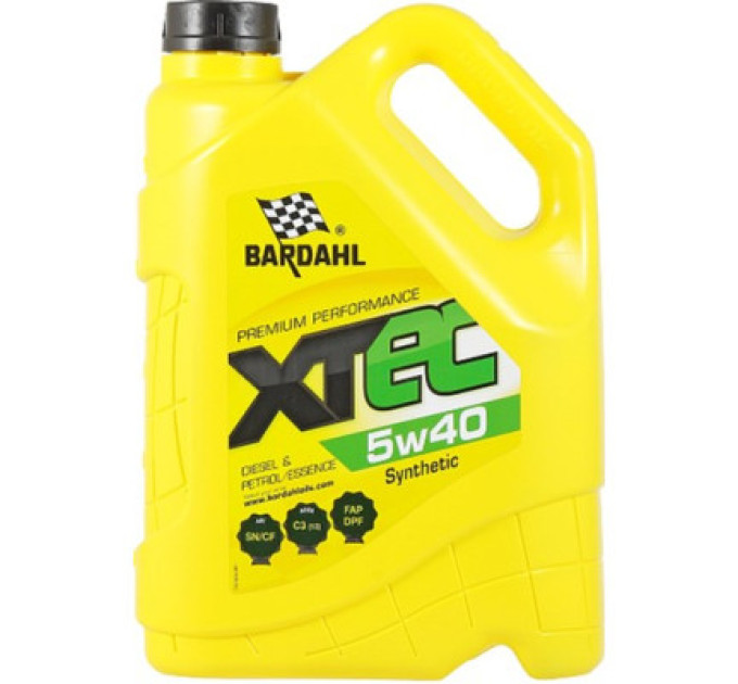 BARDAHL Моторна олива BARDAHL XTEC 5W40 5л (36343)