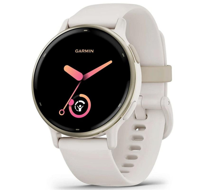 Garmin Смарт-годинник Garmin Vivoactive 5 Cream Gold Aluminum Bezel with Ivory Case and Silicone Band (010-02862-5B)