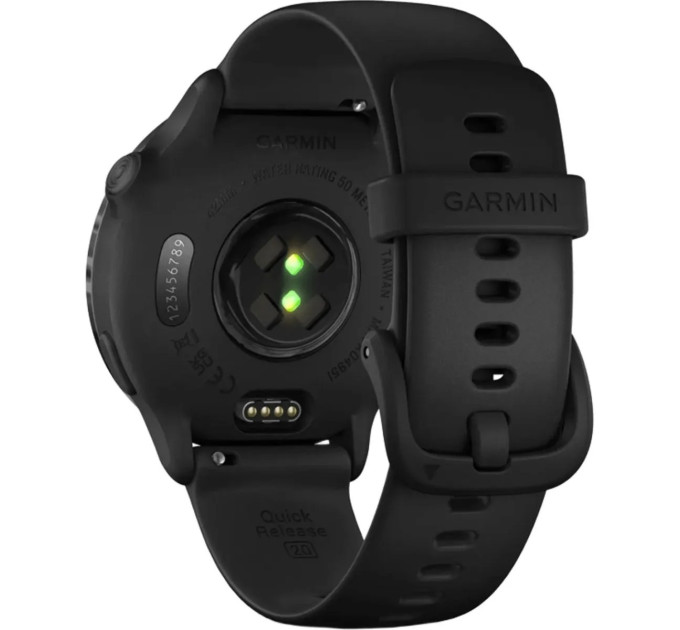 Garmin Смарт-годинник Garmin Vivoactive 6 Slate with Black Silicone Band (010-02985-40)